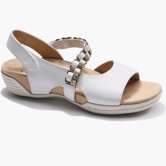 EUC - Halsa Destiny Sandals - White Size 10 - Picture 2 of 7